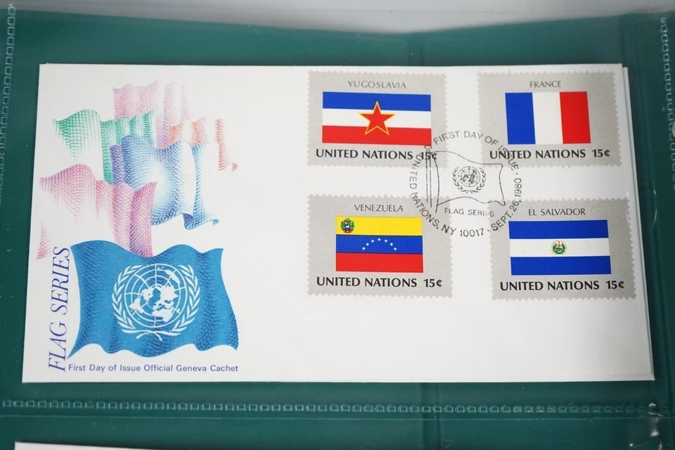 UNITED NATIONS 1980s FLAG SERIES COLLECTION OF 192 FDCS IN ALBUM - Image 4 of 4