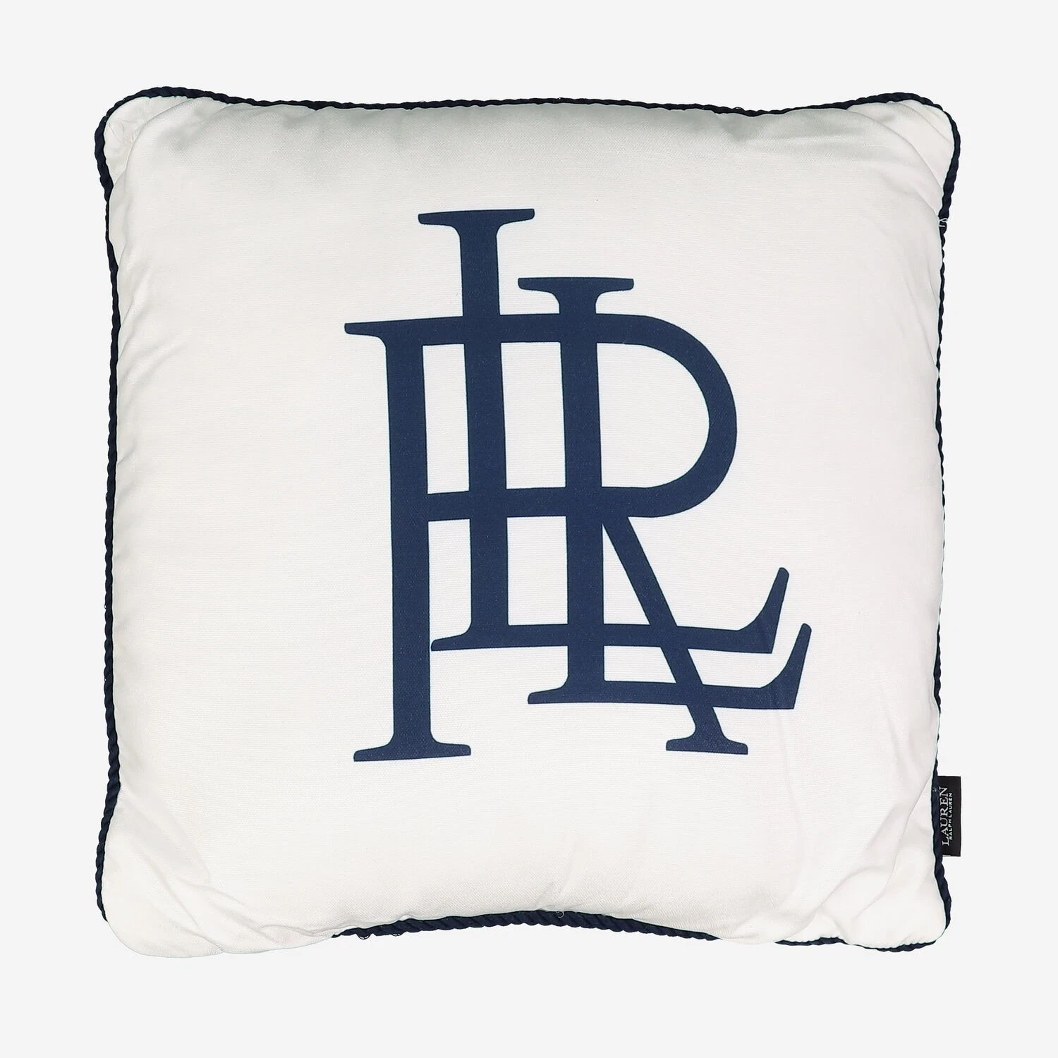 Lauren Ralph Lauren White/Blue Eden Indoor/Outdoor Cushion 50x50cm