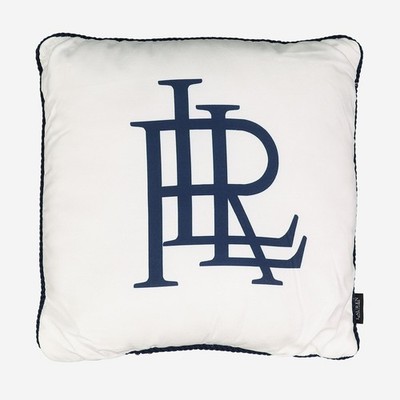 Lauren Ralph Lauren Kissen weiß/blau Eden Indoor/Outdoor 50 x 50 cm