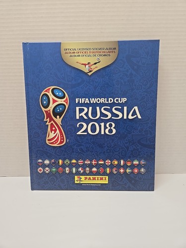 Panini 2018 FIFA WORLD CUP RUSSIA HARD COVER ALBUM, Rare Football Soccer Book
