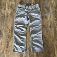 Ariat FR Pants Mens 35x30 Gray Work M4 Relaxed Boot Flame Resistant Utility