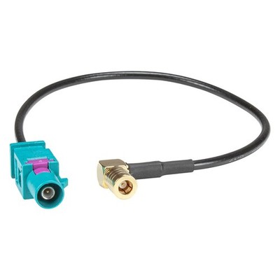 Fakra (M) Antennenadapter Stecker auf SMB (F) Kupplung 90 Grad kompatibel mit DA