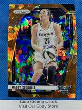 2024 #94 Maddy Siegrist Panini Prizm WNBA Orange Ice Prizm Wings