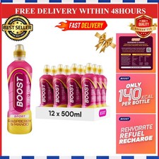 Boost Sports Drinks Raspberry & Mango | 12 Pack Isotonic Electrolyte Drink