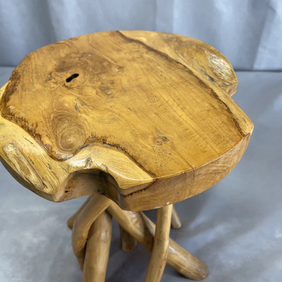 Live Edge Natural Side Table - Image 4 of 4