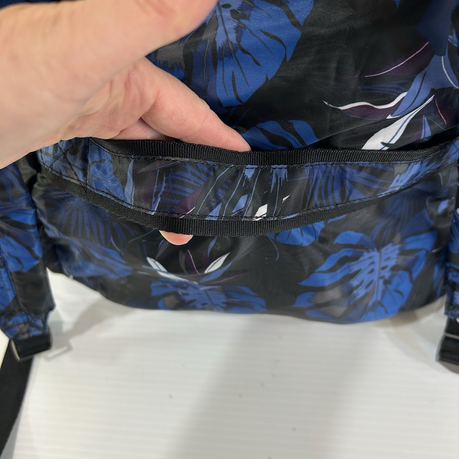 Lug Echo Packable Backpack Botanical Black Floral… - image 8