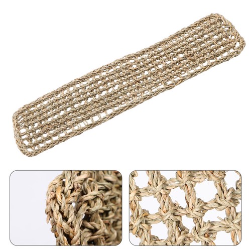 Parrot Climbing Net Bird Swing Toy Durable Seagrass Wicker Chew Perch - Afbeelding 5 van 12
