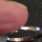 925 Sterling Silver Natural Cushion Pink Diamond Ring 3-Stone AAAczs — photo 2
