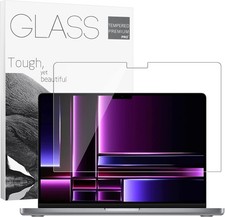 9H Tempered Glass Screen Protector for 2026 MacBook Pro 14.2 Inch, Bubble Free