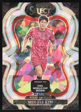 2025-26 Panini Select Road FIFA World Cup White Ice #167 Min-Jae Kim /129 Korea