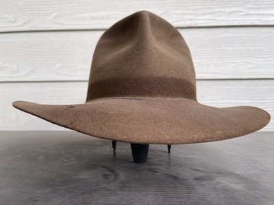Vintage 10X Beaver Old West Cowboy Hat 7 1/4 Yellowstone Dutton Indiana Jones