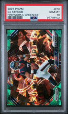 2023 Panini Prizm - Fireworks C.J. Stroud Green Ice