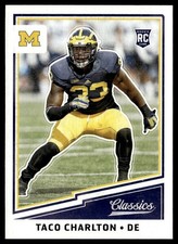 2017 Panini Classics Taco Charlton Rookie Michigan Wolverines #285