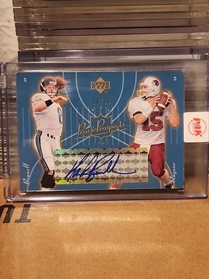 2003 Upper Deck Pros & Prospects Mark Brunell Dave Ragone #138 /50 RC Autograph 
