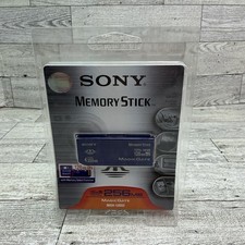 Vintage Sony 256 MB 2x 128 MB - 2-in-1 Memory Stick MSH-128S2 