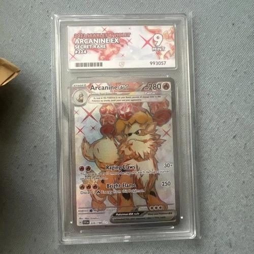 Arcanine EX - Scarlet & Violet Base - 224/198 - ACE 9