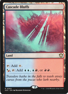 MTG | Cascade Bluffs | Secrets of Strixhaven | NM | EN