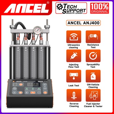 ANCEL ANJ400 Auto Reiniger & Tester Maschine Ultraschall Kraftstoff Injektor