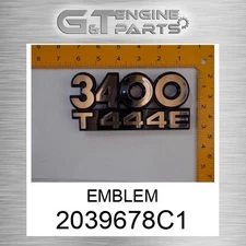 2039678C1 EMBLEM fits INTERNATIONAL TRUCK (Surplus Open Box)