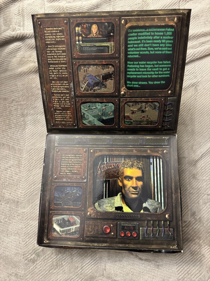 Fallout: A Post Nuclear Role Playing Game (PC, 1997) - Big Box - Sealed NEW - Image 2 of 4