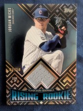 2024 Topps Update Jordan Wicks Rising Rookie  Relic Gold /50  #RRR-WIC  Cubs