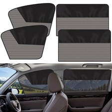 Car Side Window Sun Shades, 4 Pcs Magnetic Covers for Baby, 4PCS