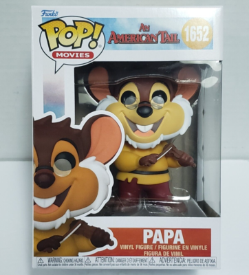Funko Pop! American Tail – Papa Mousekewitz – Figurine Vinyle 9,5 Cm – Cadeau Collector Pour Fans Du Film – Officiel