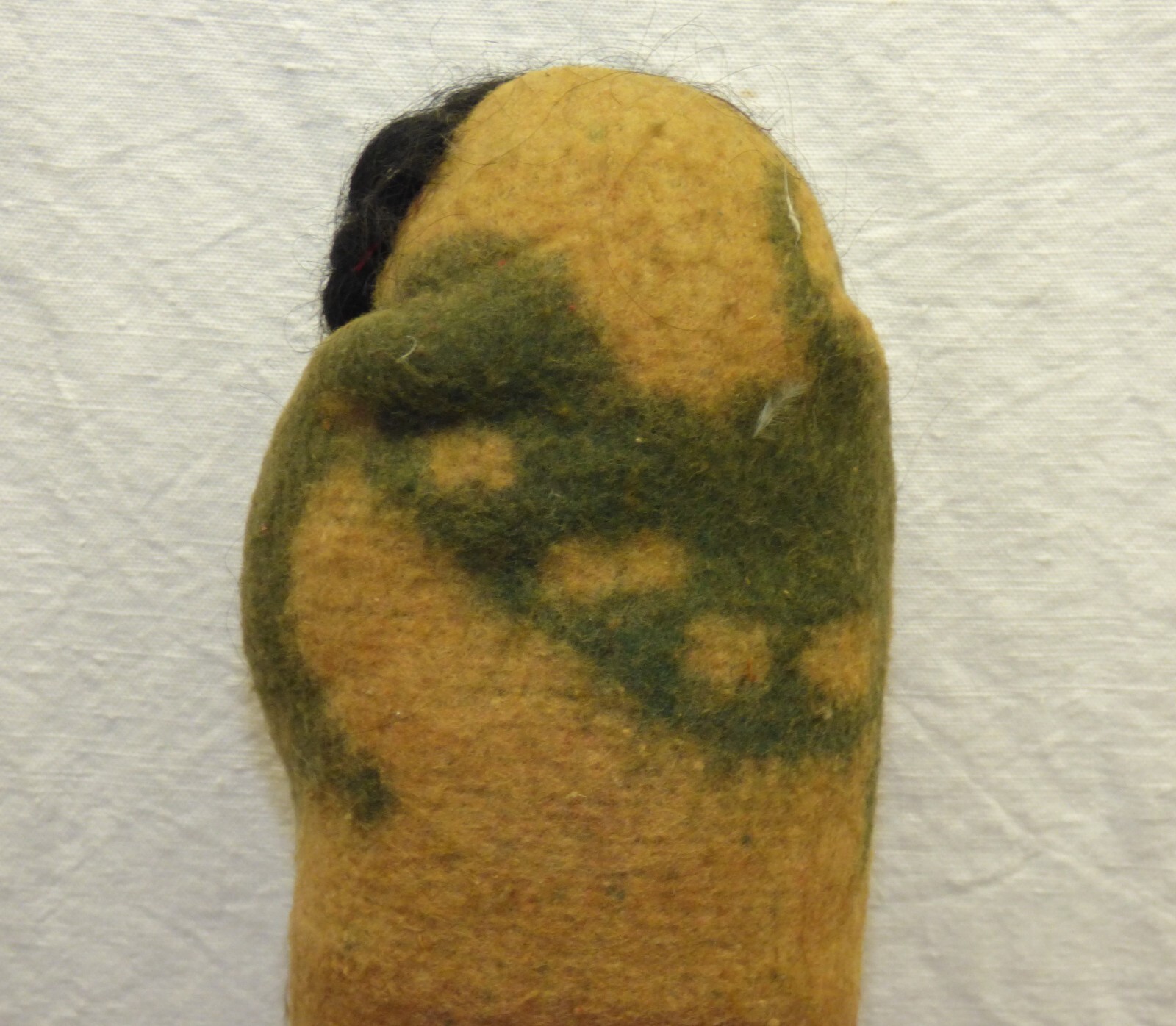 Skookum Dolls 9 7/8" Male & 9" Female w Taped Feet & Side Glancing Eyes Vtg Pair