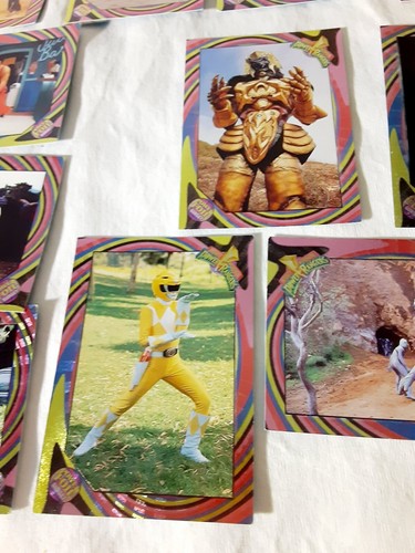1994 Power Rangers Series 2 Foil Cards Lot + Cards - Picture 3 of 12