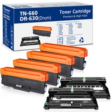 TN660 DR630 Toner Drum for Brother MFC-L2700DW MFC-L2740DW DR660 Printer lot