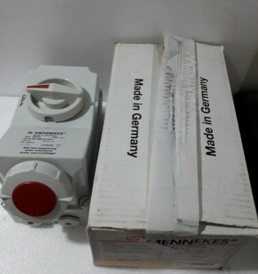 MENNEKES PLUG N5600A 16A 6H 380-415V-50-60Hz 3P RECEPTACLE SWITCH INTERLOCK  