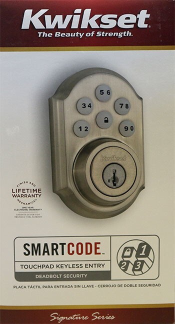 Kwikset 99100-016 Signature Series SmartCode Touchpad Keyless Entry Deadbolt New-image