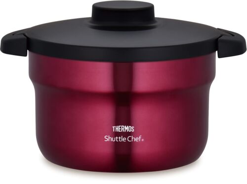 Thermos Vacuum Heat Insulation Cooker Shuttle Chef 2.8L (For 3~5 People) Red Coo - Afbeelding 1 van 7