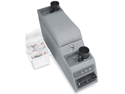 Console centrale Jeep Wrangler YJ grise : accessoire habitacle auto CJ