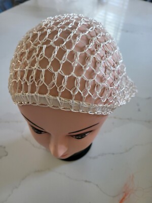 Mesh Hair Net Crochet Cap Fishnet Hairnet Hair net Snood Sleeping Night  Cover
