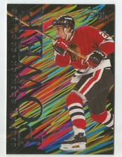 1994-95 Fleer Flair Scoring Power Jeremy Roenick Insert Card 9 of 10 Chicago