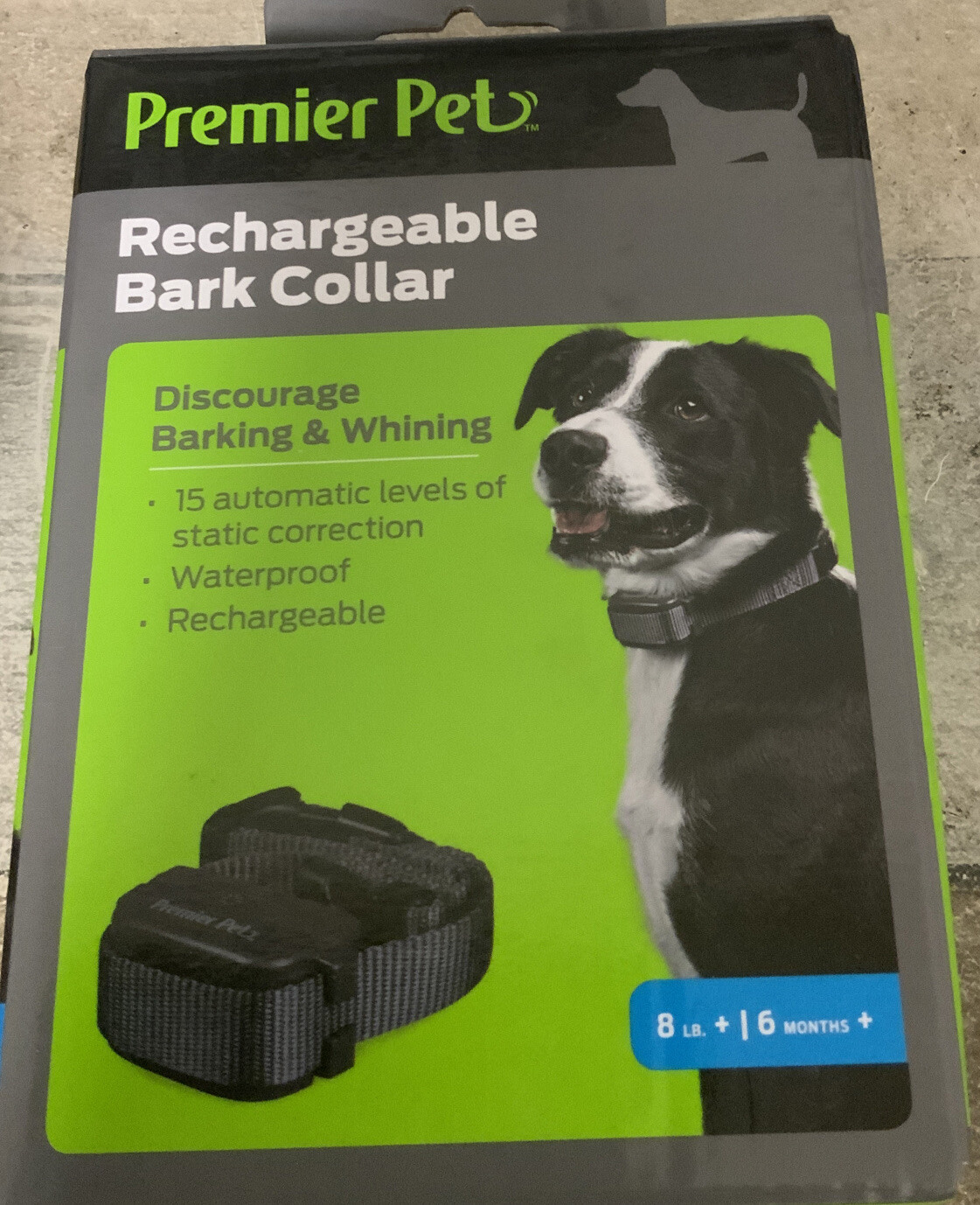 ⚡️Premier Pet Discourages Barking Rechargeable Bark Collar eBay