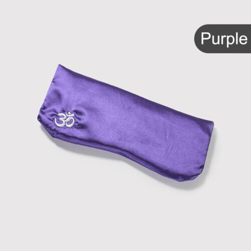 New Yoga Eye Pillow Cassia Lavender Seed Relaxing Meditation Eye Masks (Purple) - Picture 3 of 8