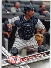 2017 Topps Update Baseball #US15 Kyle Higashioka NEW YORK YANKEES Rookie Card 92. rookie card picture