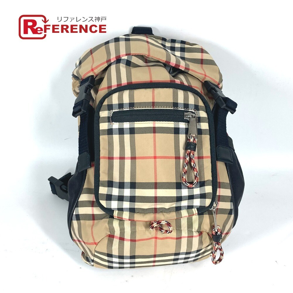 BURBERRY 8013645 Check Bag Belt Bag Waist Pouch Cross Body Bag Beige Unisex