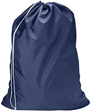 Jumbo Heavy Duty Nylon Laundry Bag Locking Drawstring Closure 30x40 (5 COLORS)