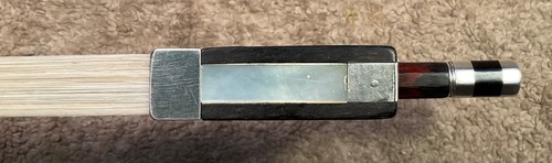 Good Vintage Silver Edwin Herrmann Violin Bow, Excellent Playing Condition - Picture 4 of 12