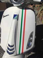 Italian Style Scooter Stripes Vespa Vinyl Stickers Bike Fairing Front Stripes