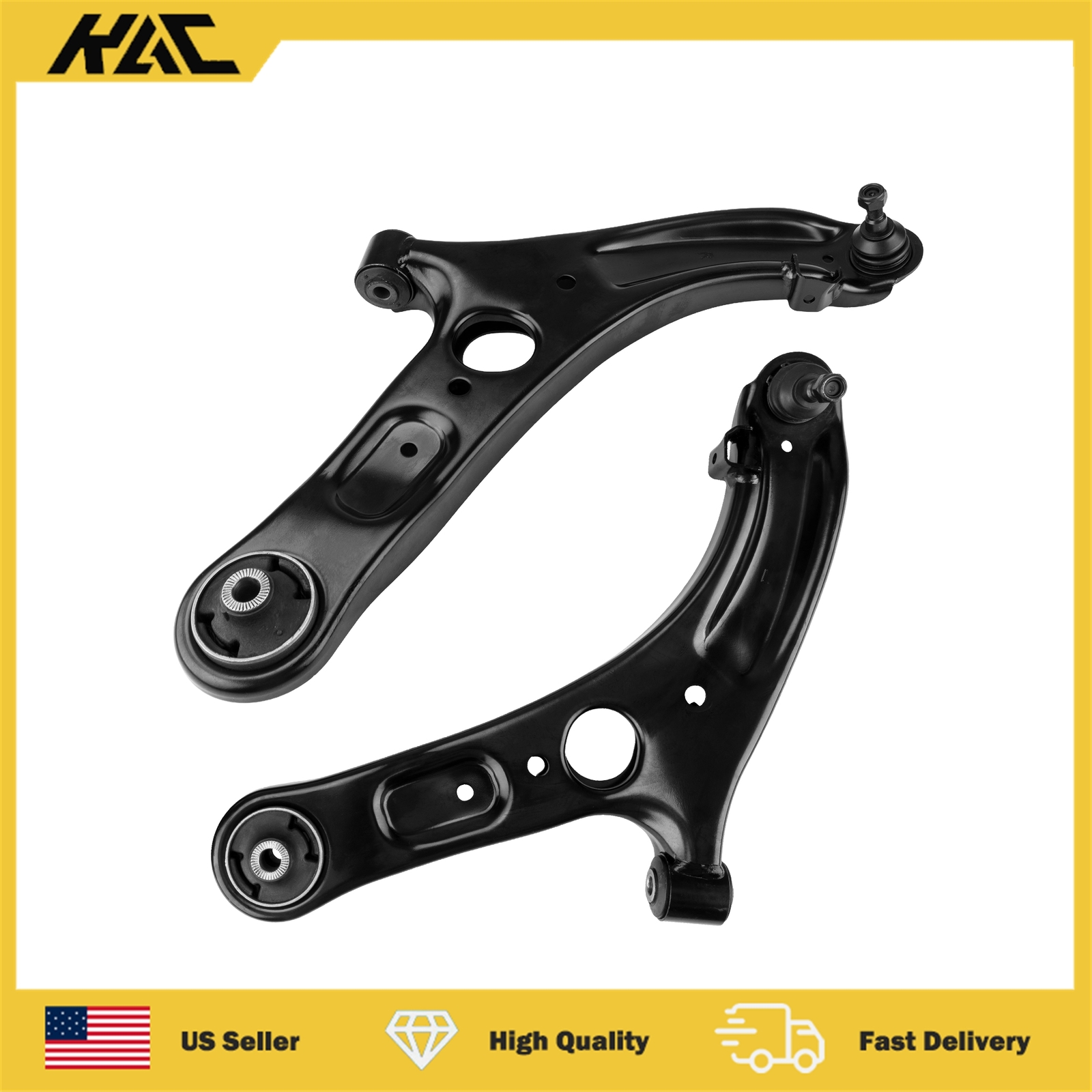 2Pcs Hyundai Elantra 2011-2016 1.8L/2.0L Front Lower Control Arm Ball Joints  