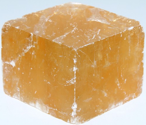 Romboide Natural Naranja Naranja Peruana Calcita / 1.70" (43.18 mm) / 164.42 gr / 3469 - Imagen 14 de 20