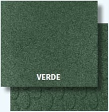 Piastre in gomma riciclata ANTITRAUMA certificate spess. 25mm 50x50cm col. VERDE