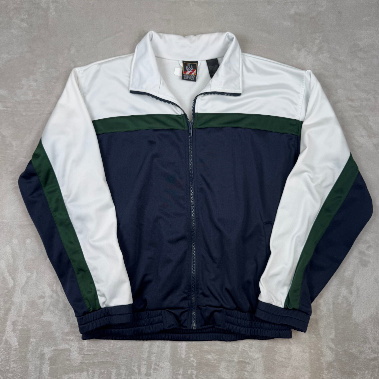 Team USA Olympic Men’s M Full Zip Warm-Up Track Jacket by JCPenney Player Issued