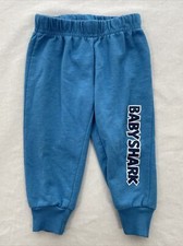 Pinkfong Baby Toddler Blue Cotton Baby Shark Pants Size 12 Months
