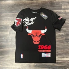 Men’s Pro Chicago Bulls Black Special Edition licensed NBA Graphic T-Shirt