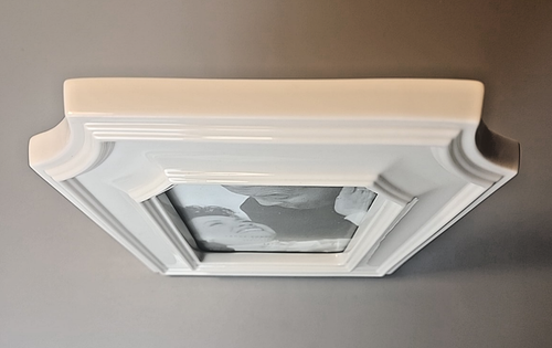 Lenox China 4" x 6" Picture Frame NEW Perle White Classic Bevel Ivory USA - Picture 6 of 8